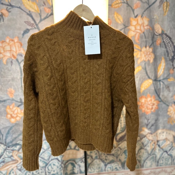 Sezane Hugo Jumper - Fauve (S) NWT - Picture 1 of 6